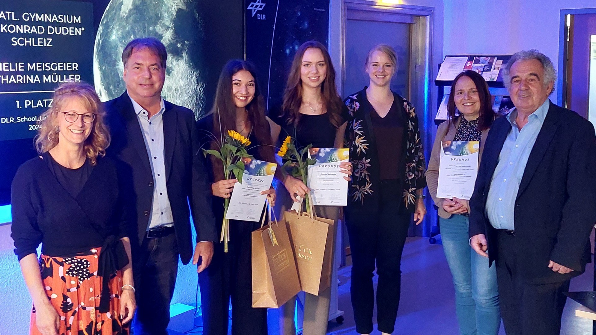 Die Siegerinnen vom Konrad-Duden-Gymnasium aus Schleiz.