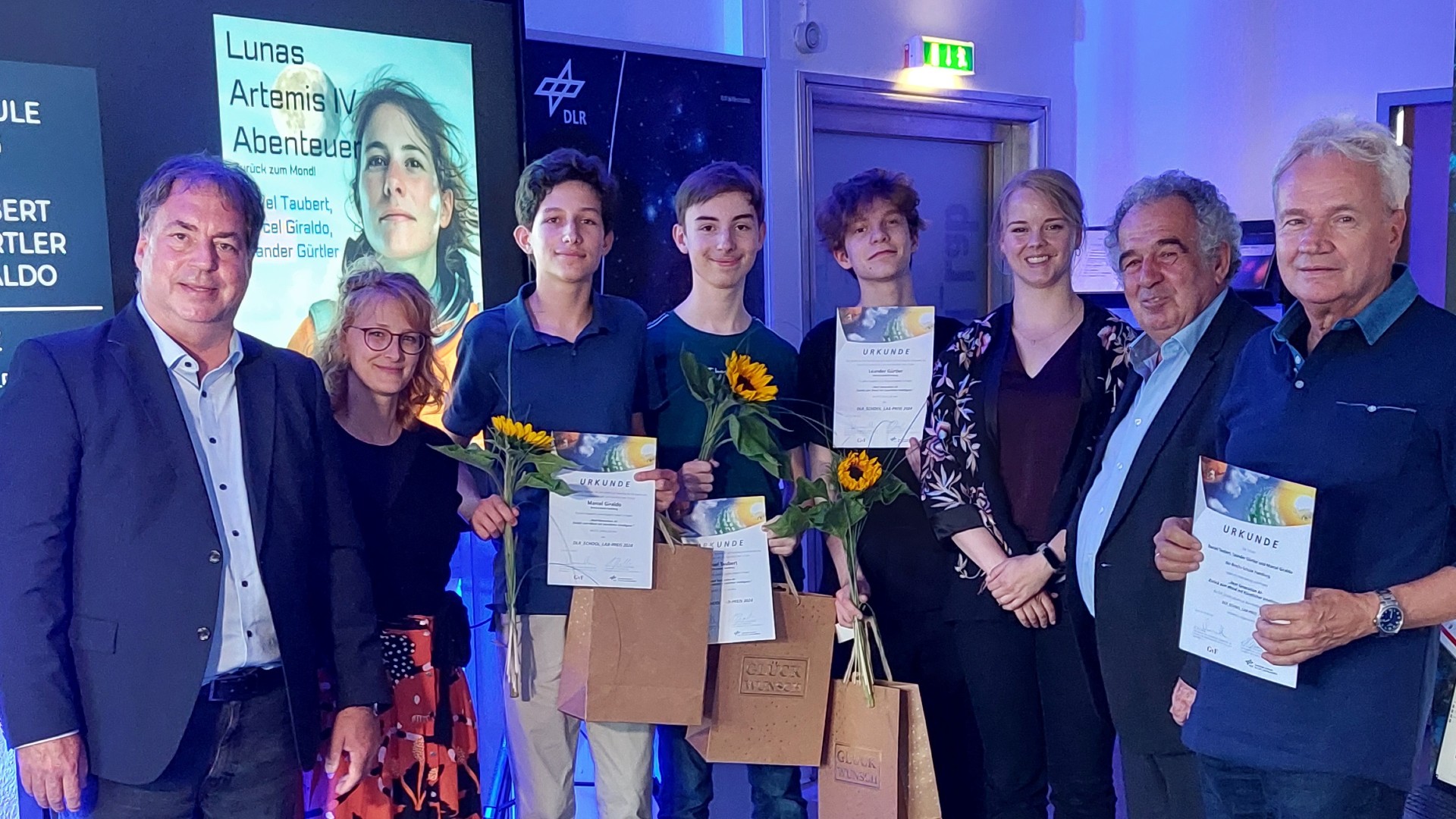 Das Sieger-Team der Brecht-Schule aus Hamburg.