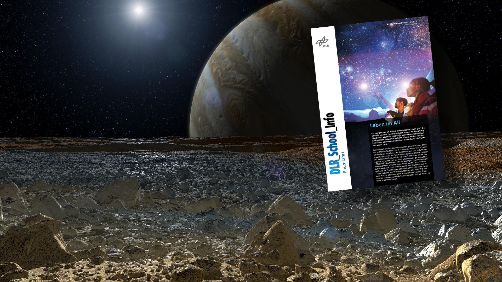 Das Heft „Leben im All“