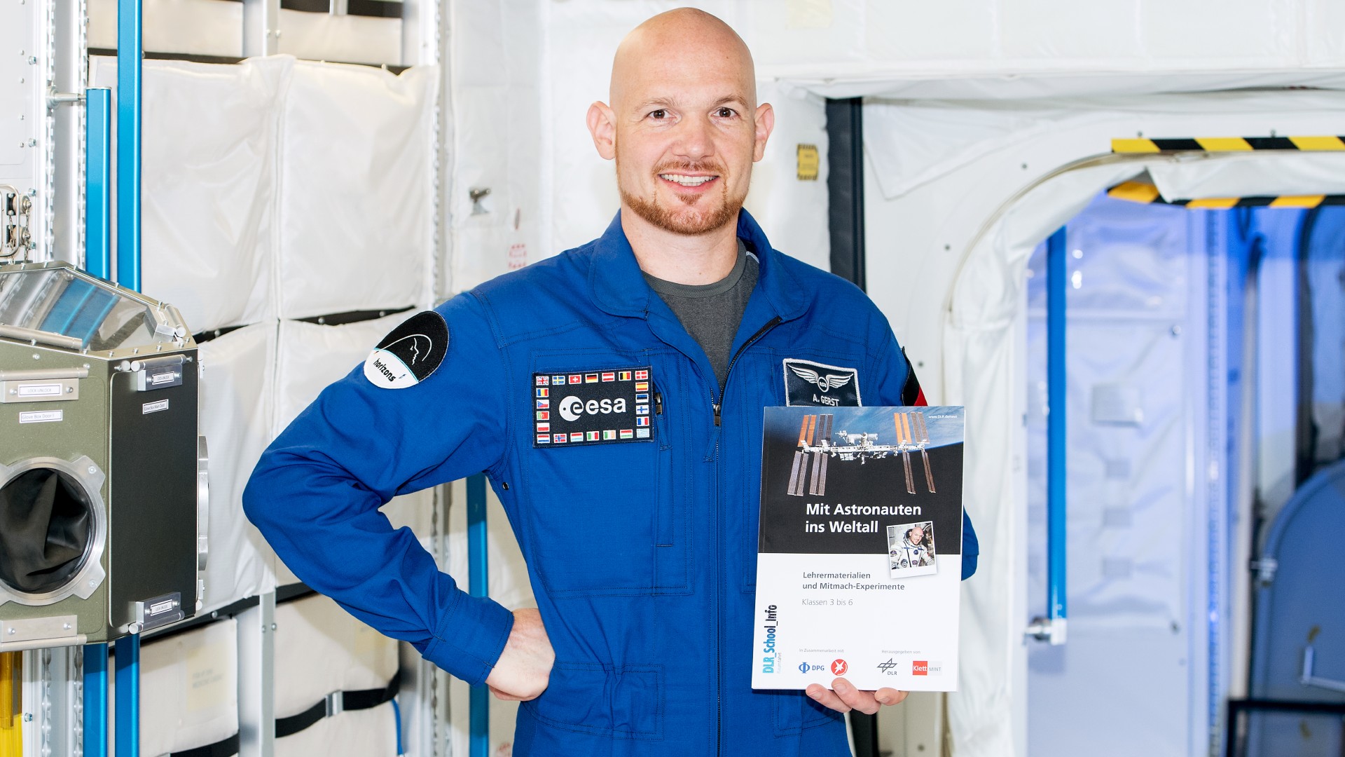 Alexander Gerst mit DLR_School_Info: „Mit Astronauten ins Weltall“