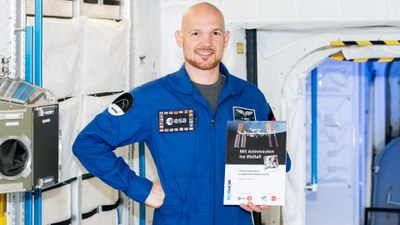 Alexander Gerst mit DLR_School_Info: „Mit Astronauten ins Weltall“