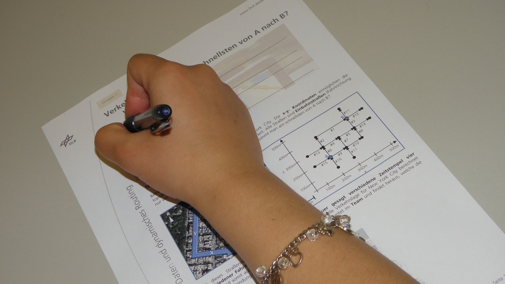 Unterlagen Experiment „Floating Car Data“