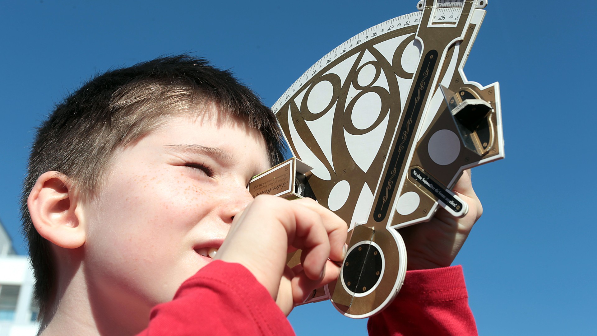 Nachwuchsforscher beim Navigationsexperiment
