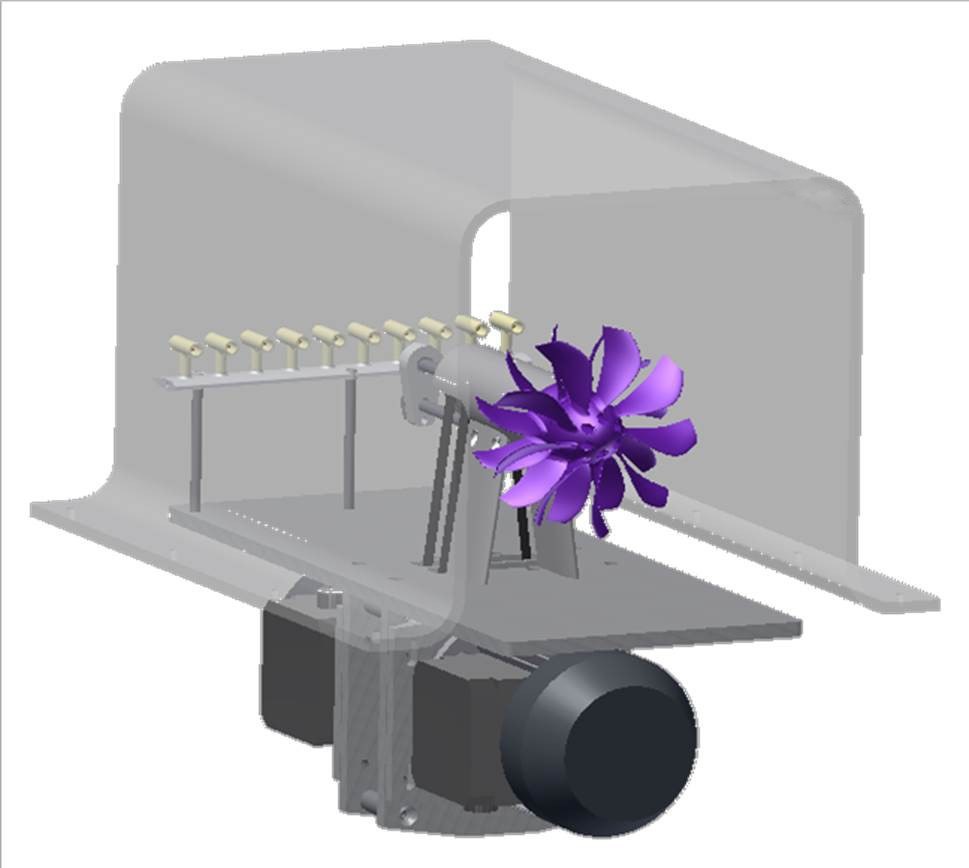Versuchstand zur Triebwerksakustik