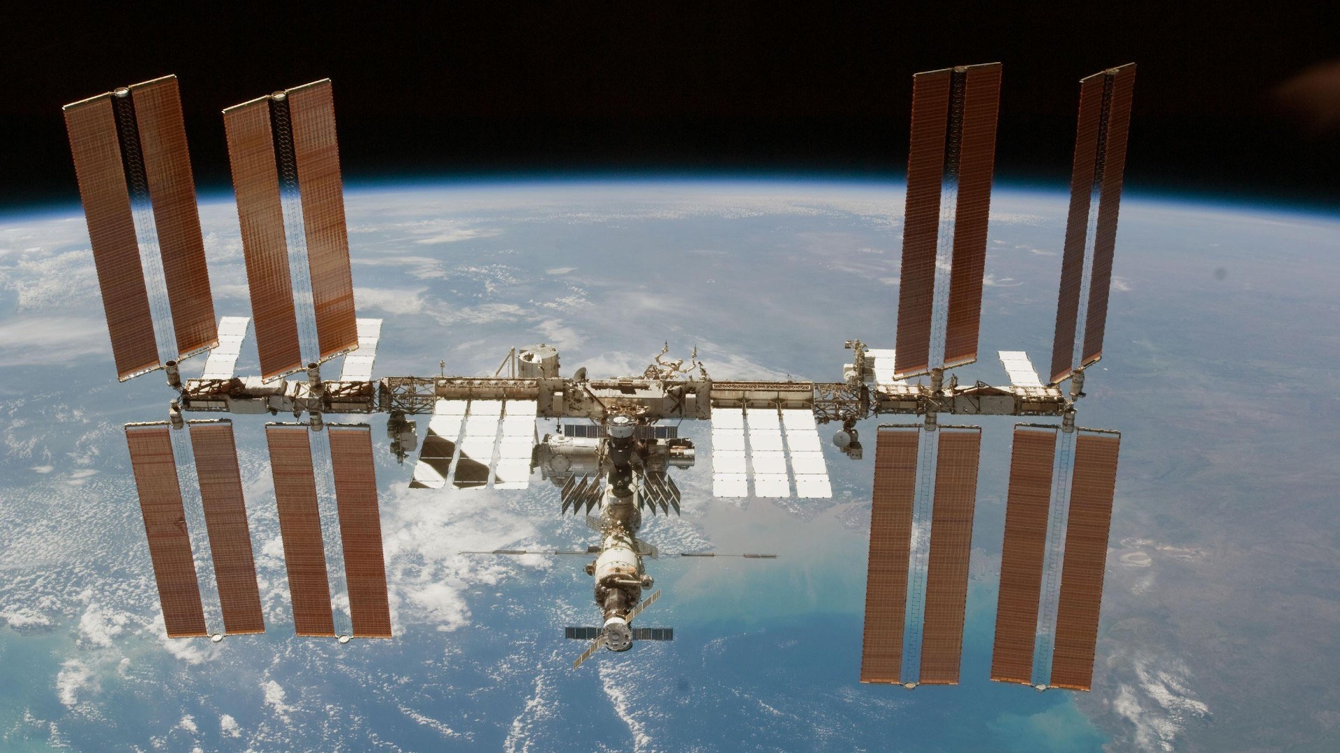 Die  Internationale Raumstation (ISS)