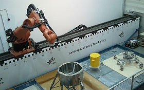 Testanlage LAMA mit Lande- und Rovergestell