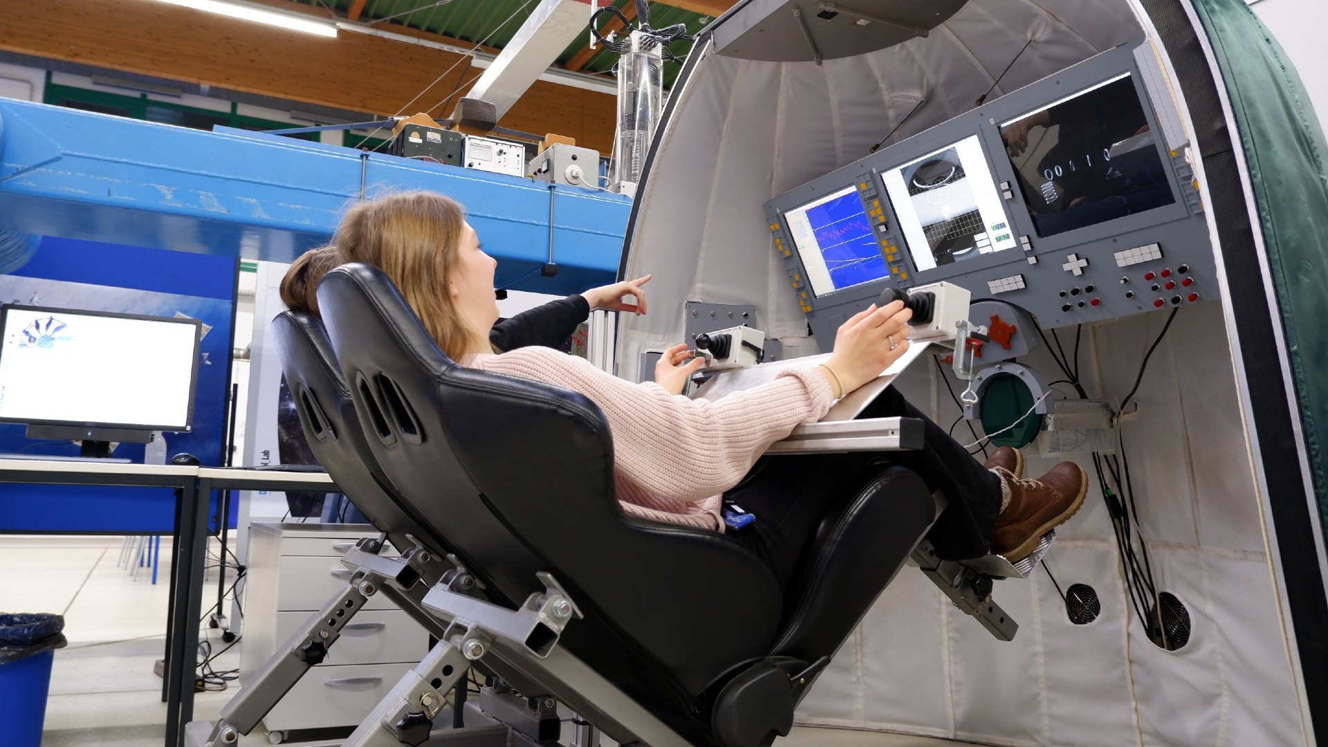 Experimentaufbau Docking-Training