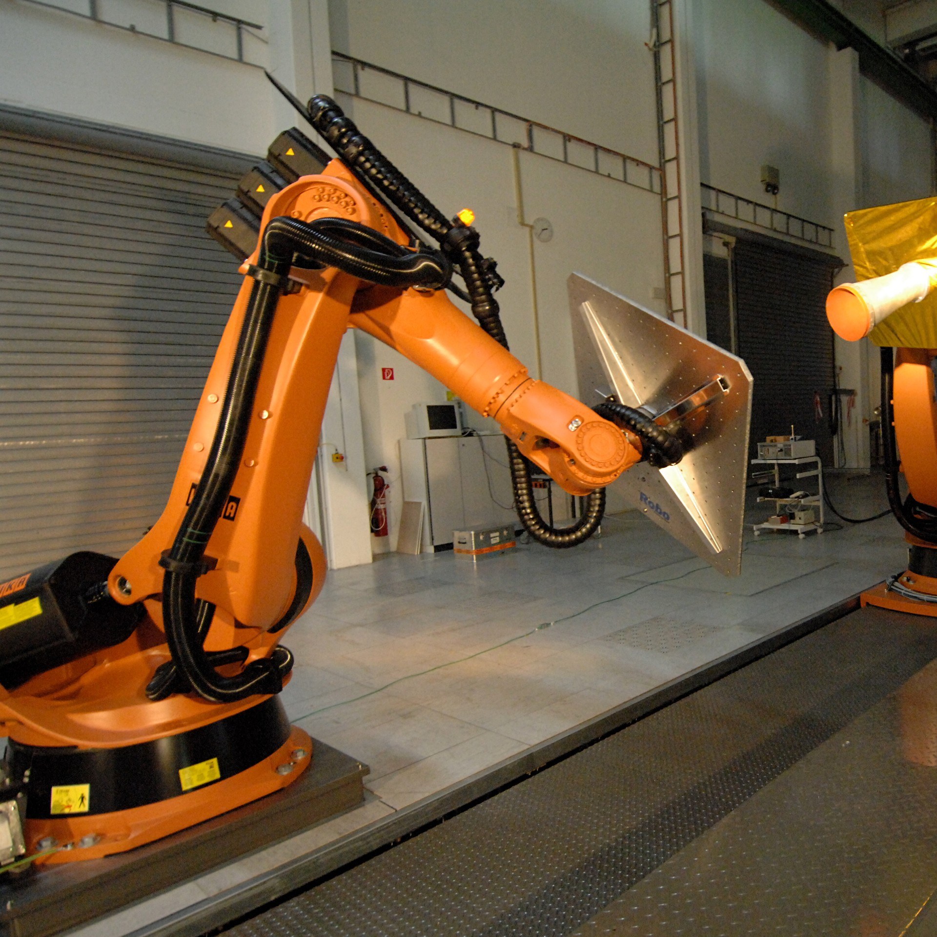 Roboterarm der Testanlage EPOS