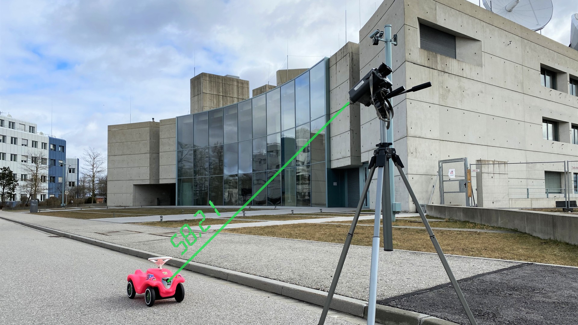 Geschwindigkeitsmessung mit dem Lidar