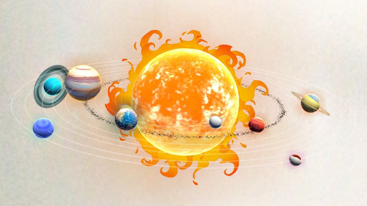 Darstellung Sonnensystem