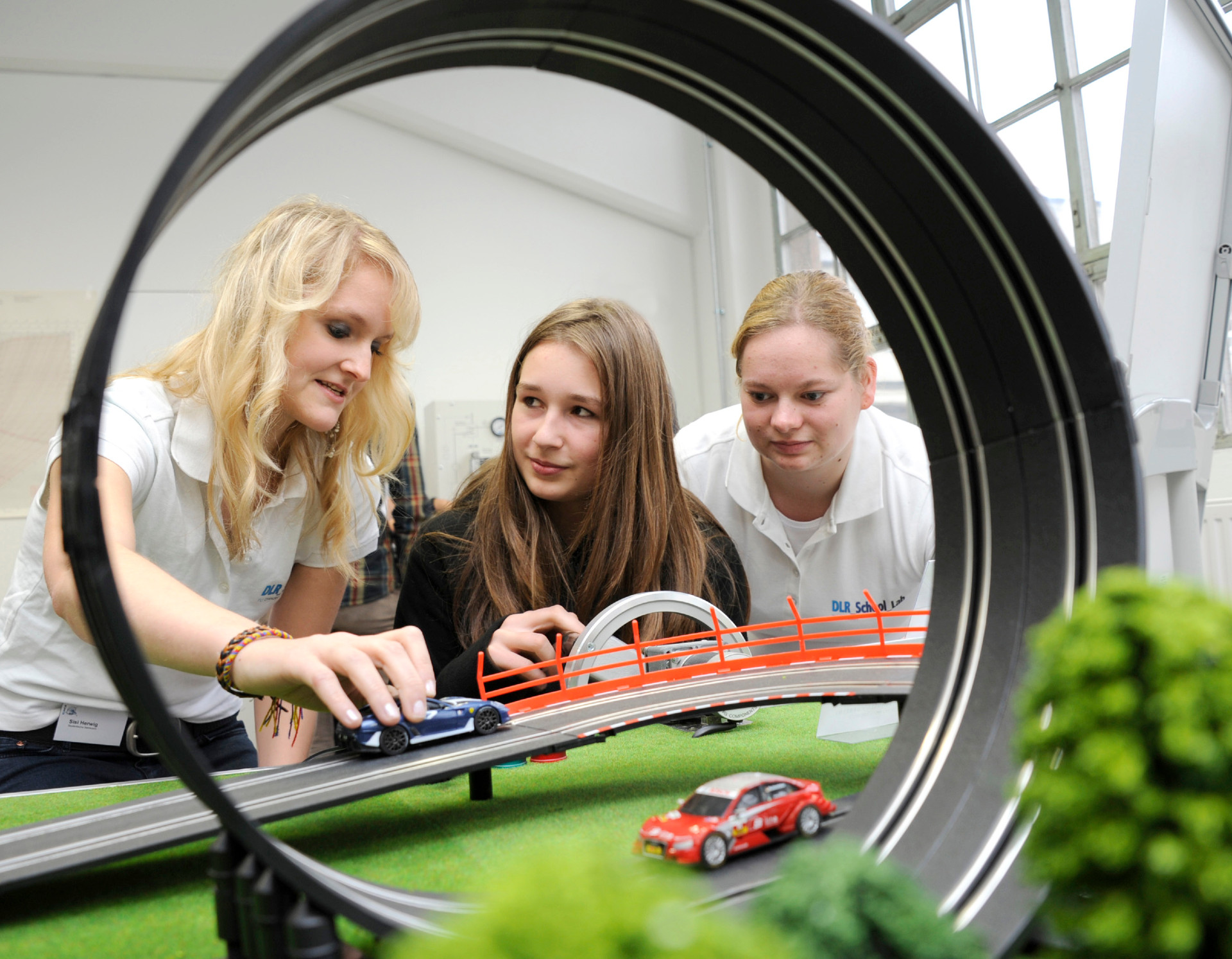 Experiment mit Carrerabahn