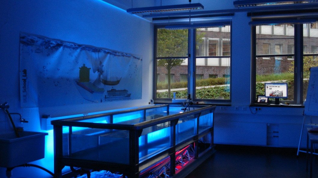 Wasserbecken in Labor