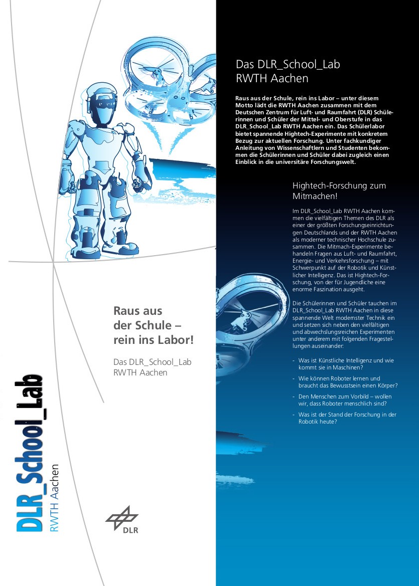 Flyer DLR_School_Lab Aachen