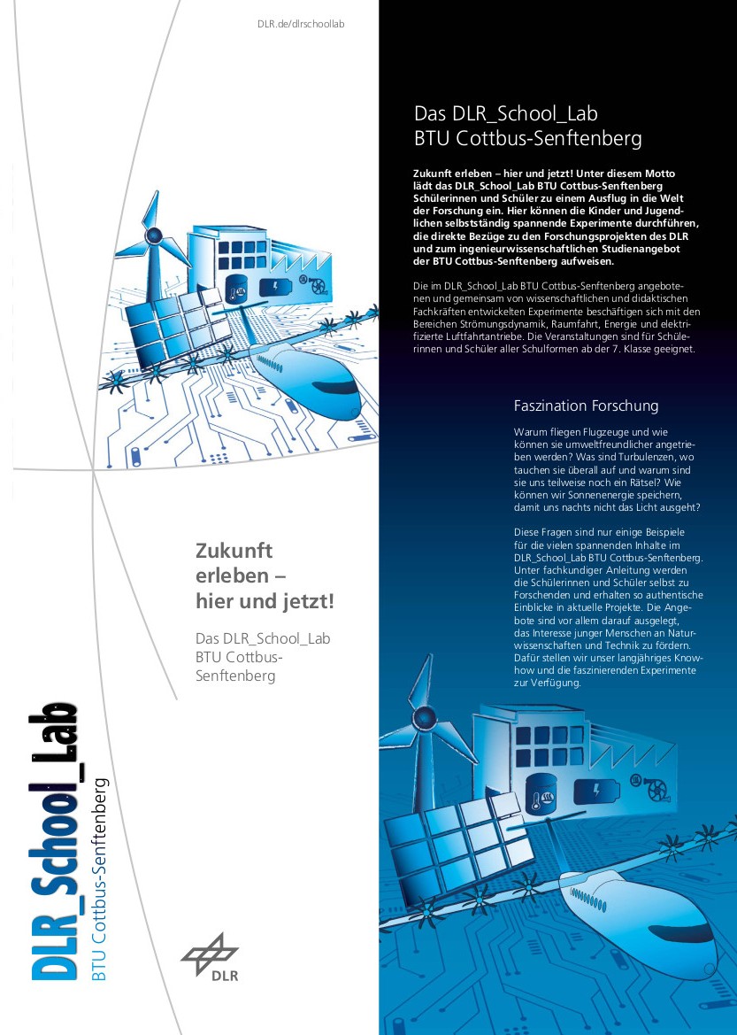 Flyer DLR_School_Lab Cottbus