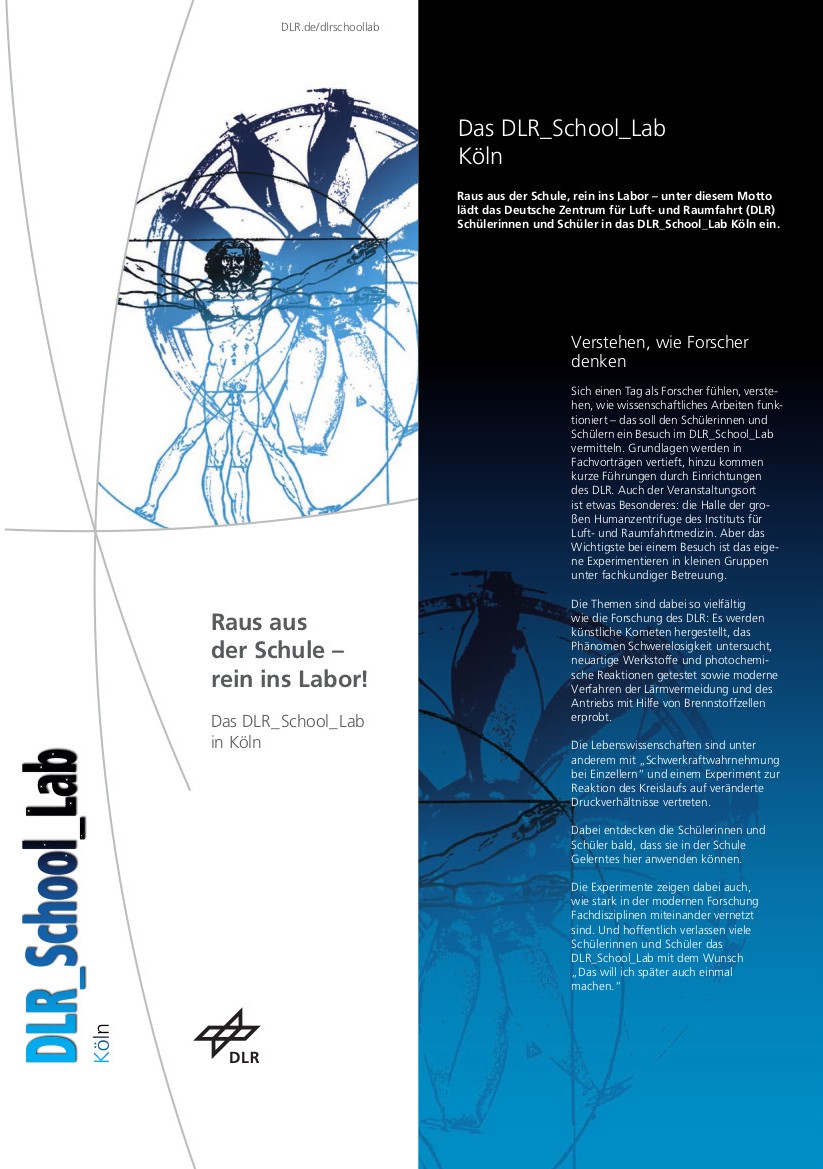 Flyer DLR_School_Lab Köln