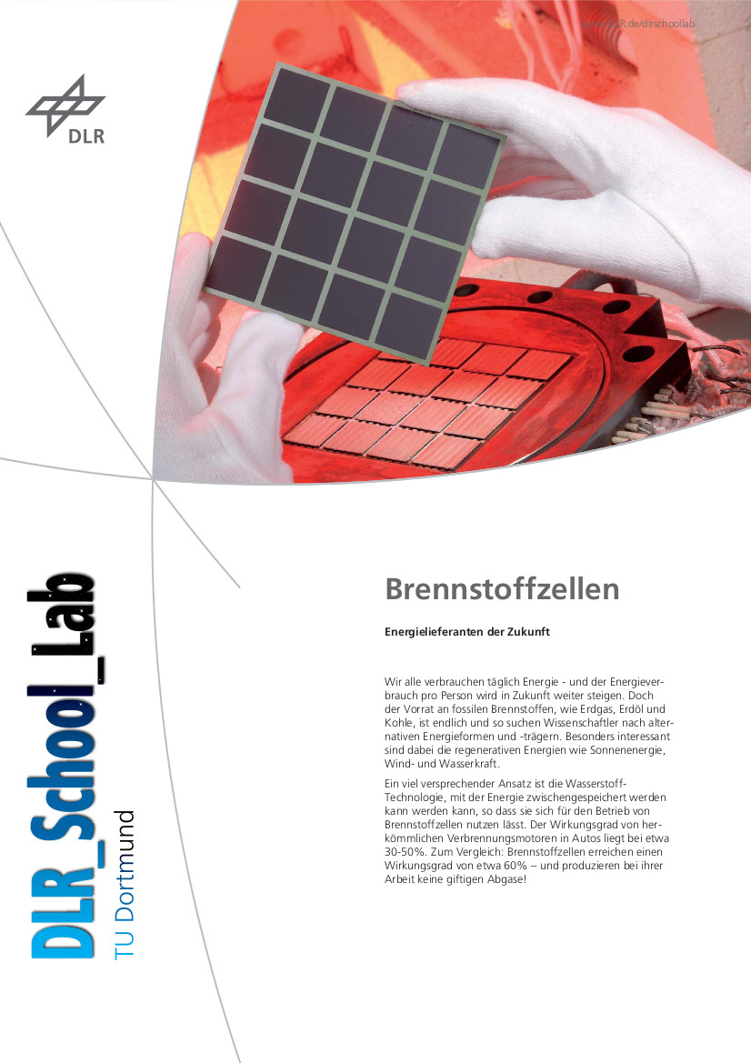 Titelbild Experiment: Brennstoffzelle