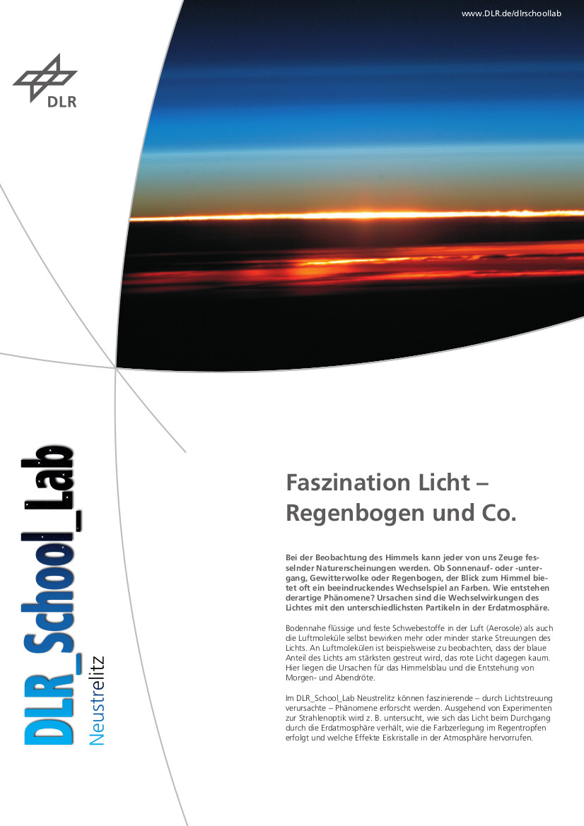 Titelbild Experiment: Faszination Licht