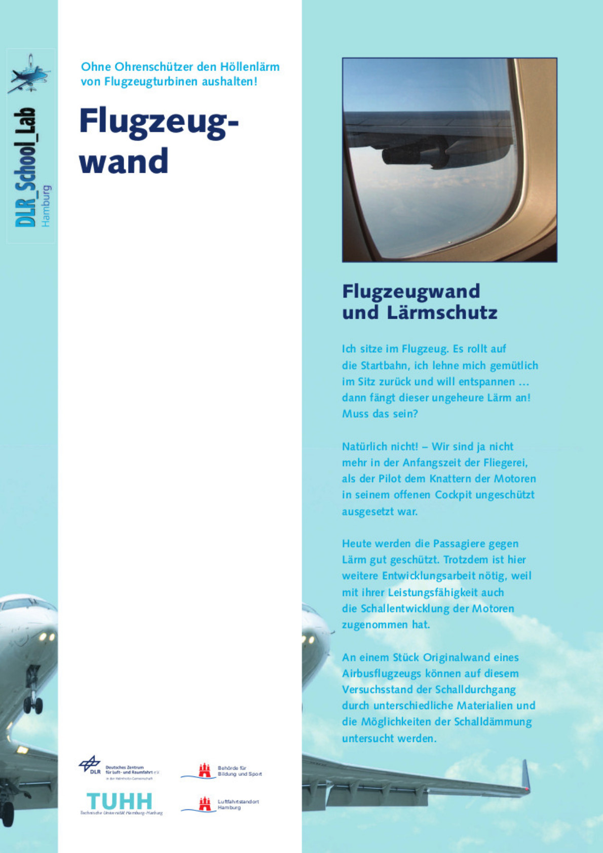 Titelbild Experiment: Flugzeugwand