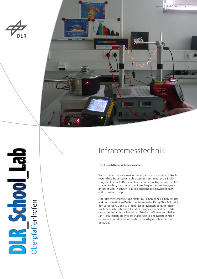 Titelbild Experiment: Infrarotmesstechnik