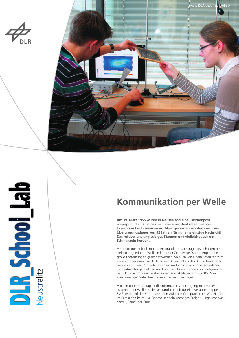 Titelbild Experiment: Kommunikation per Welle