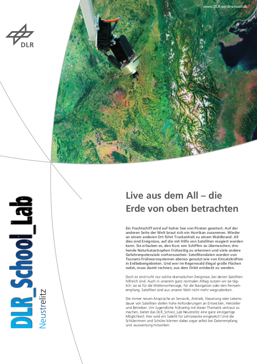 Titelbild Experiment: Live aus dem All