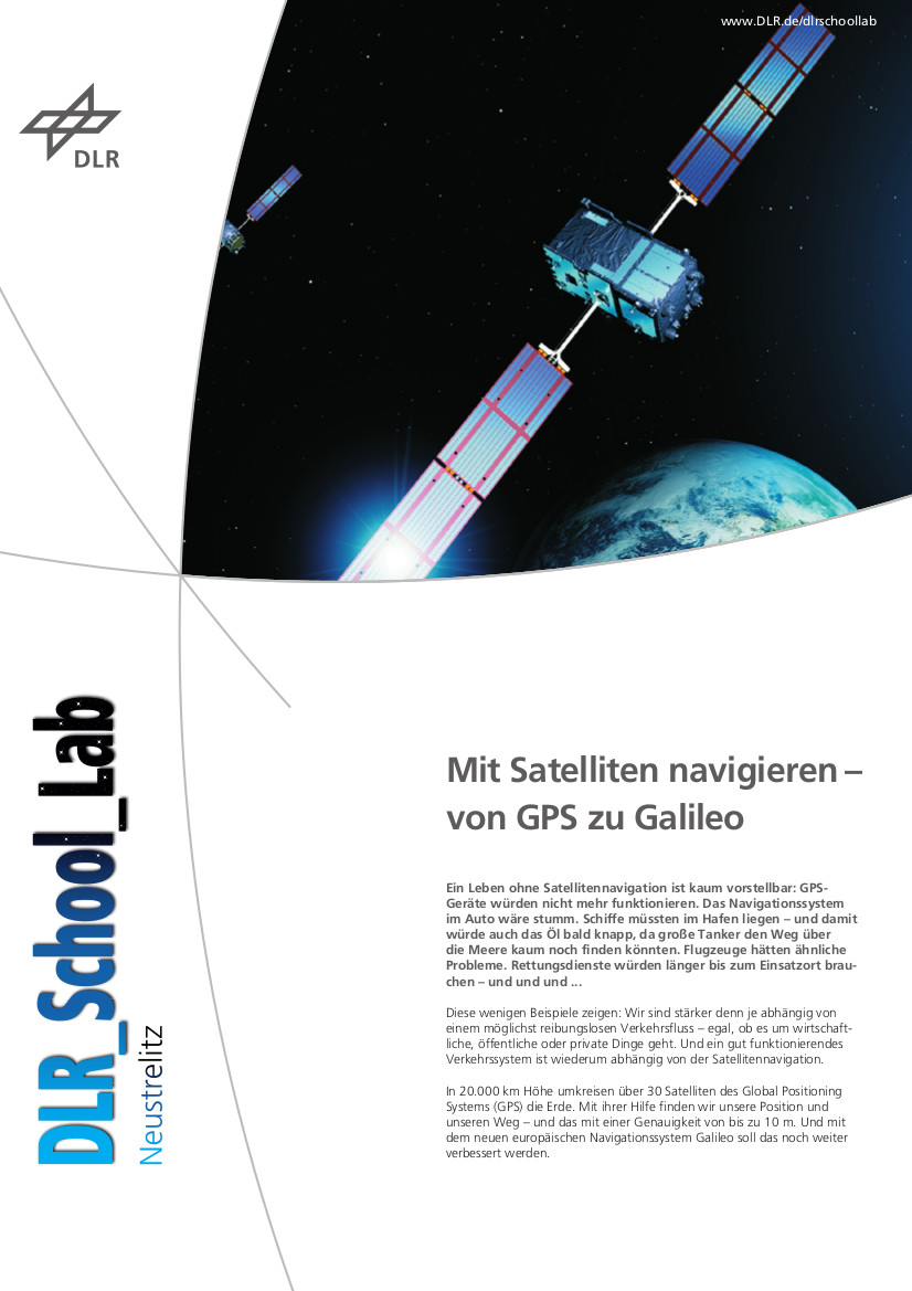 Titelbild Experiment: Mit Satelliten navigieren