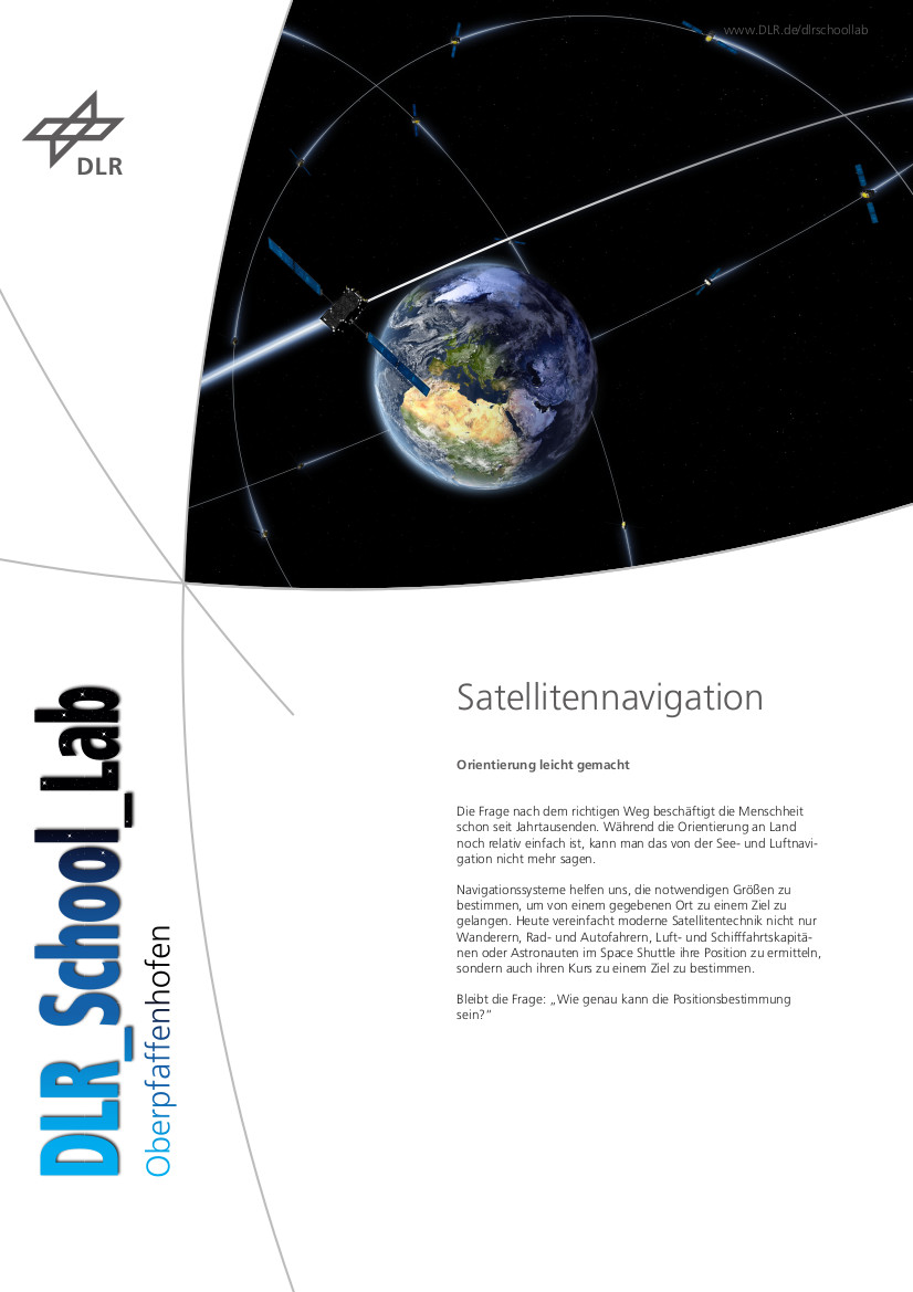 Vorschaubild: Experiment Satellitenbeobachtung