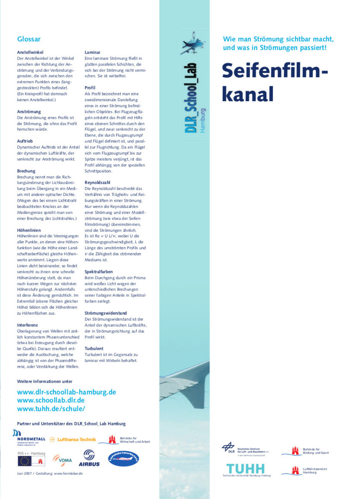 Titelbild Experiment: Seifenfilmkanal