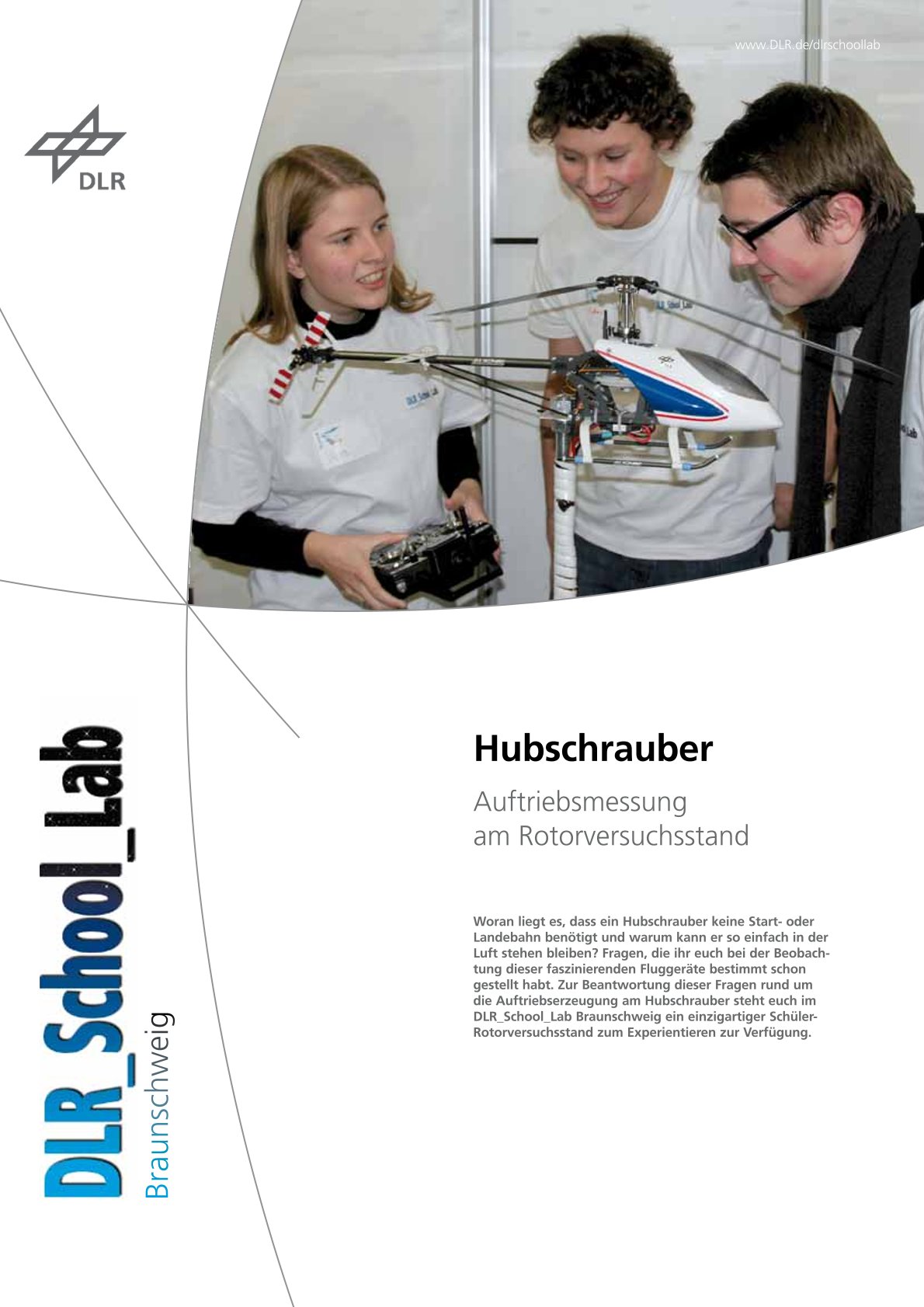 Titelbild Broschüre Hubschraube
