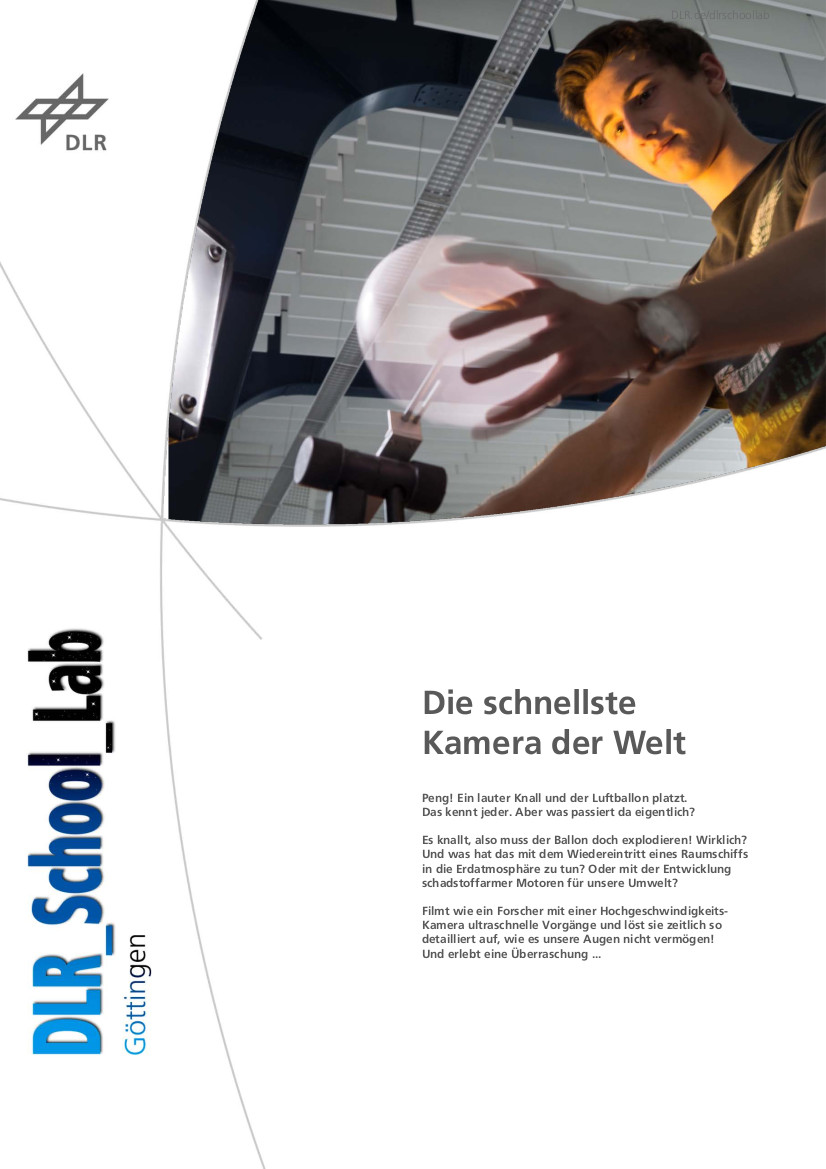 Titelbild Experiment Die schnellste Kamera der Welt