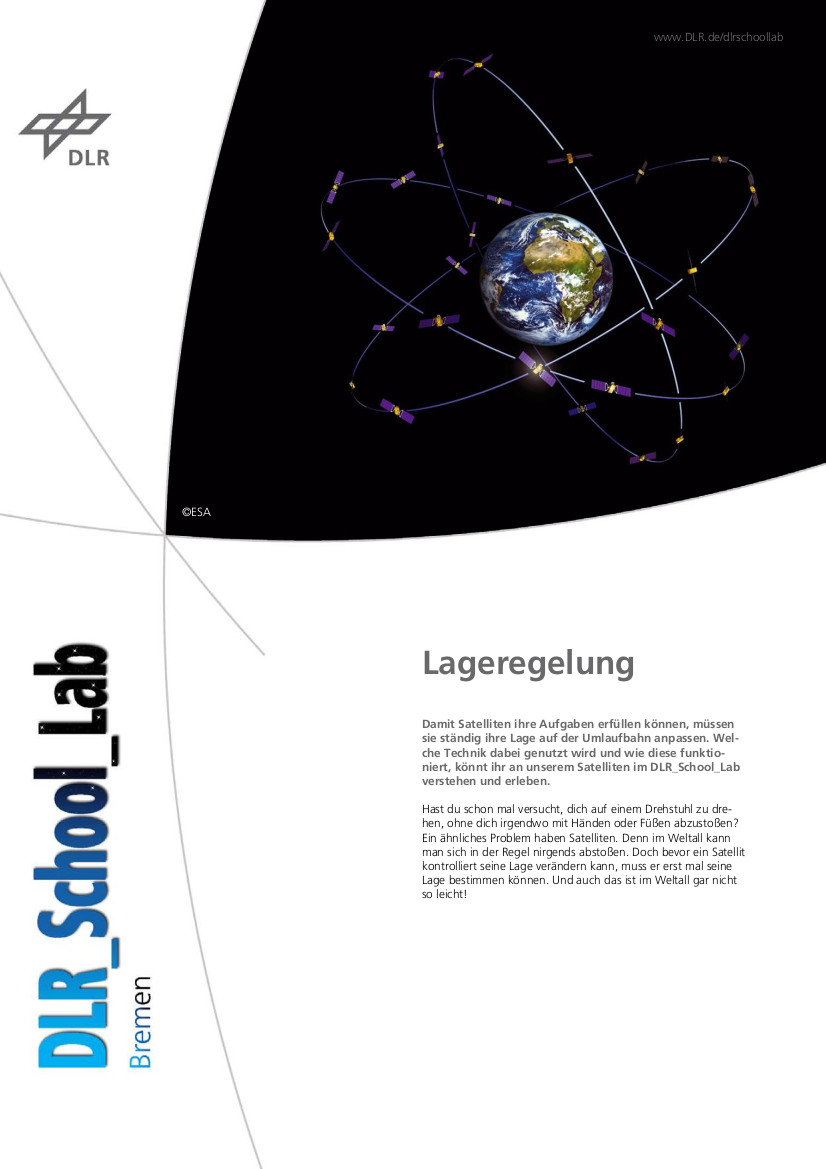 Titelbild Experimentbeschreibung Lageregelung