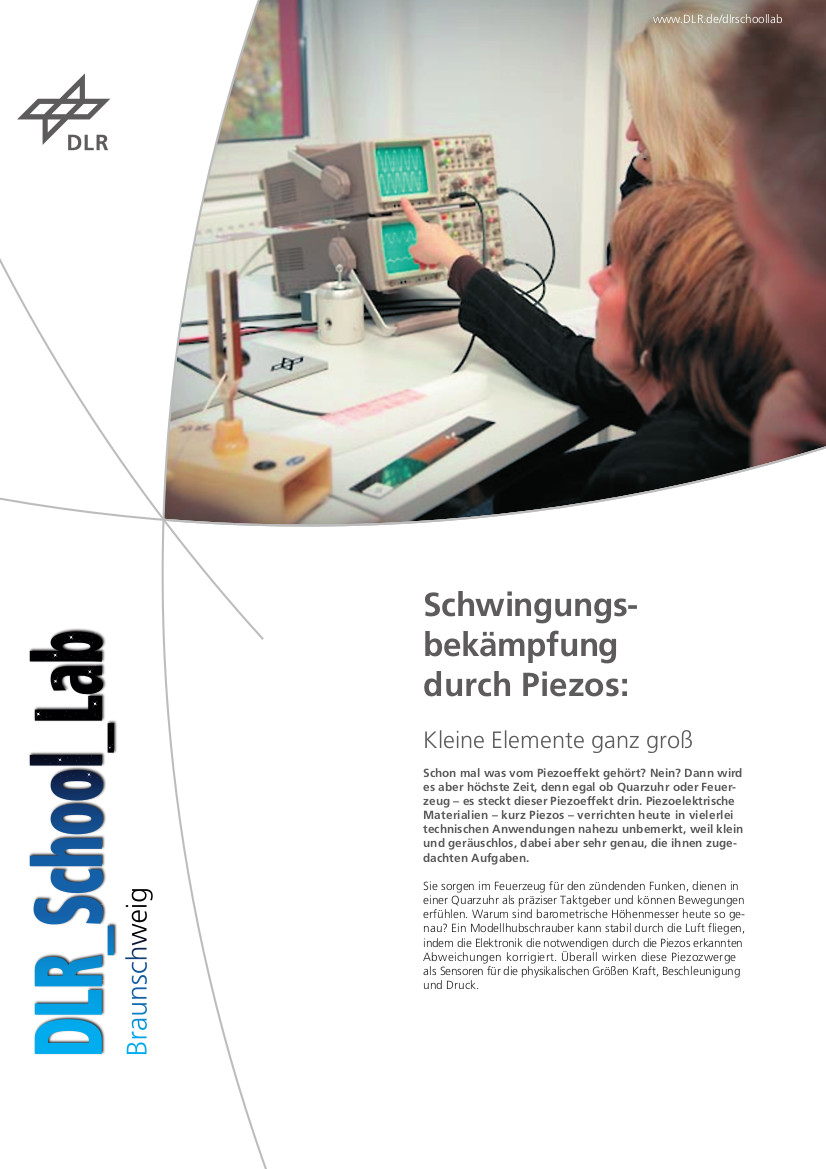 Vorschaubild: Schwingungsbekämpfung durch Piezos