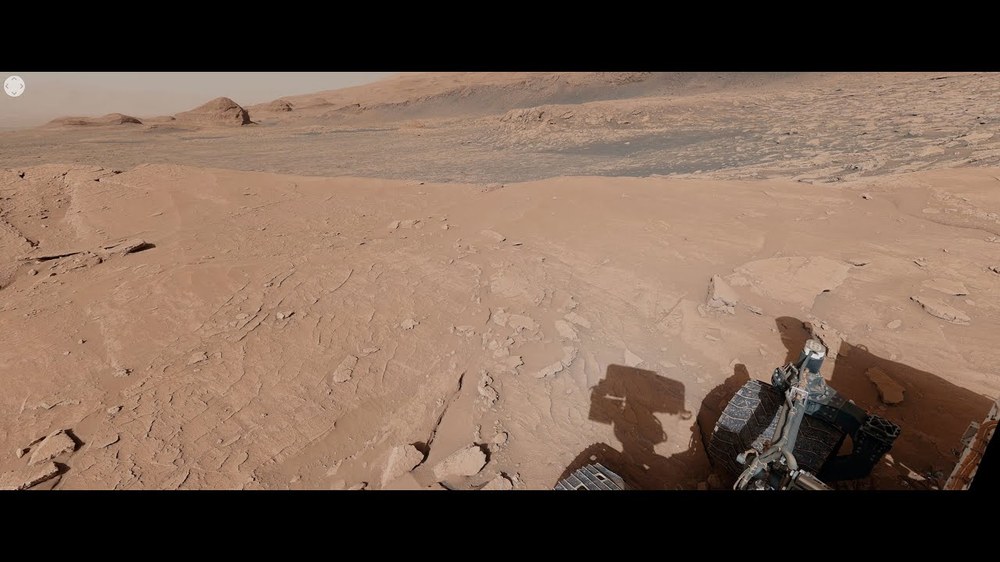 Interaktives 360°-Video von Curiosity
