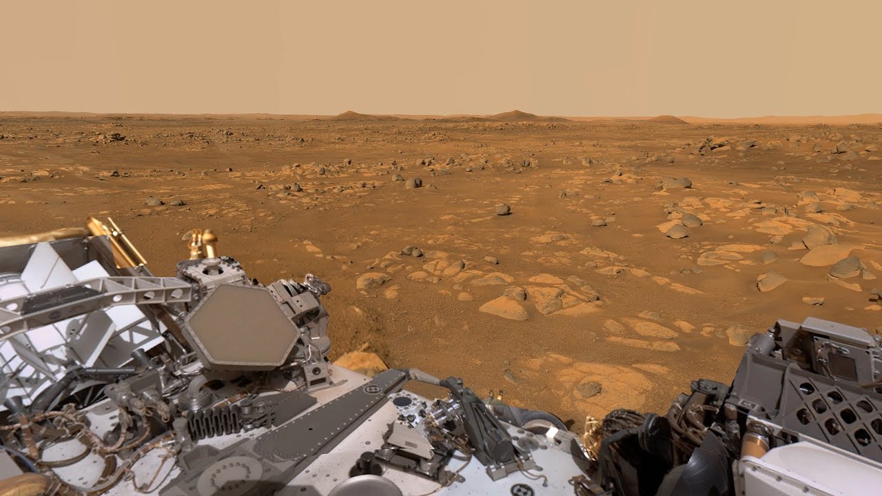 Perseverance Mars Rover’s Mastcam-Z View