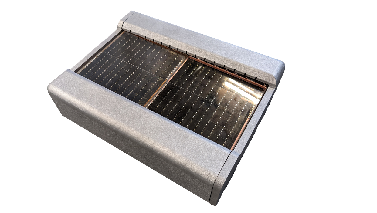 CPV-Module für Solartest mit Partikelreceiver