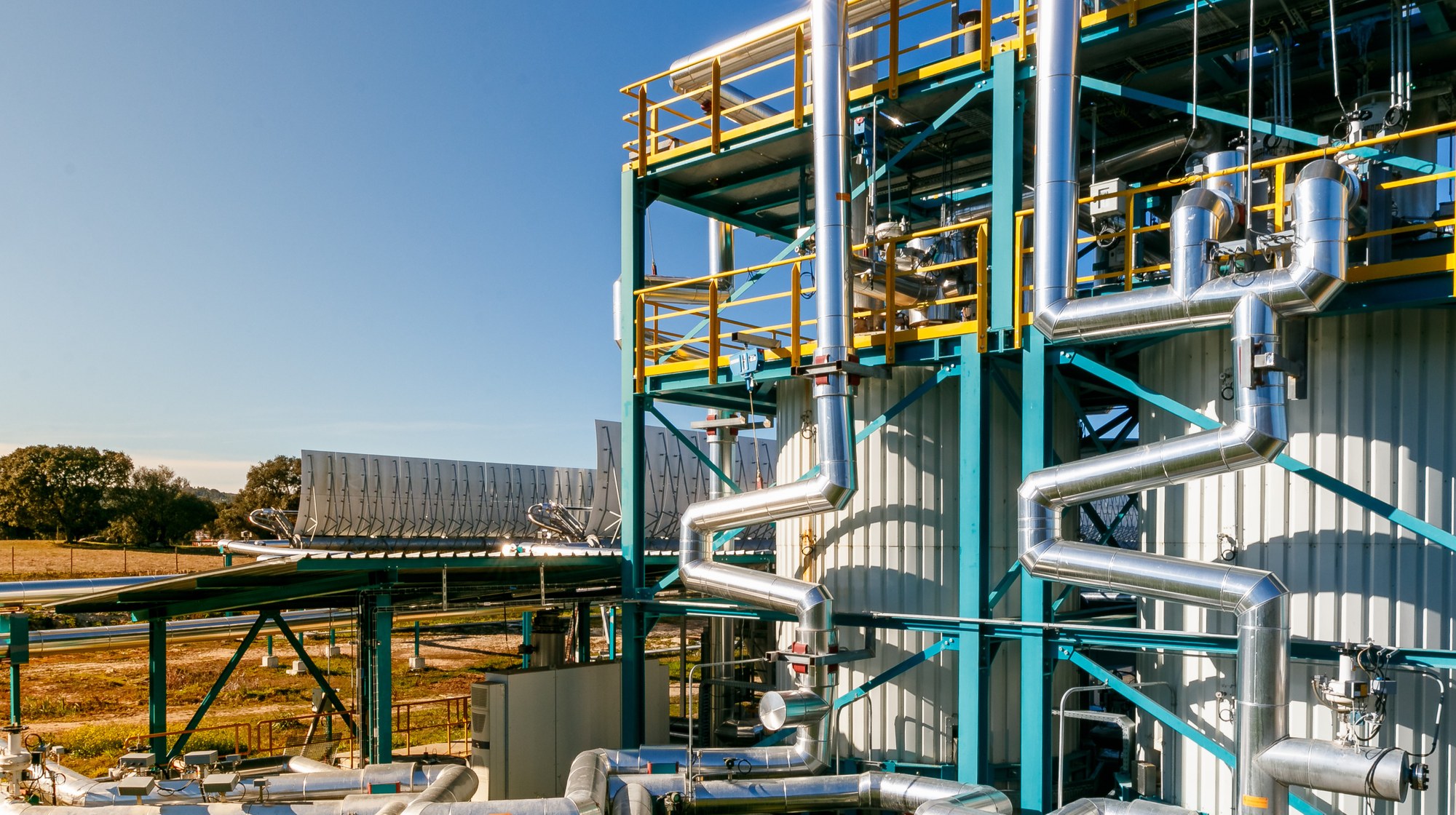 Zwei-Tank-Speichersystem, zum Speichern von überschüssiger Energie.