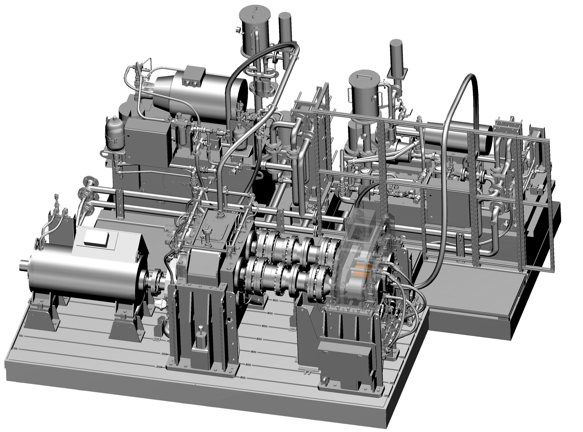 CAD-Rendering GRACE-Prüfstand