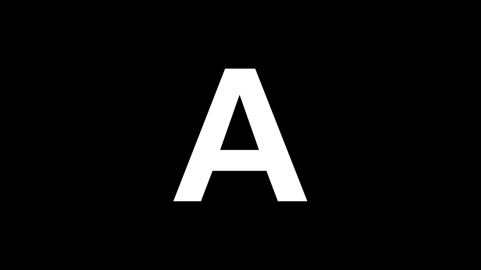 Buchstabe A