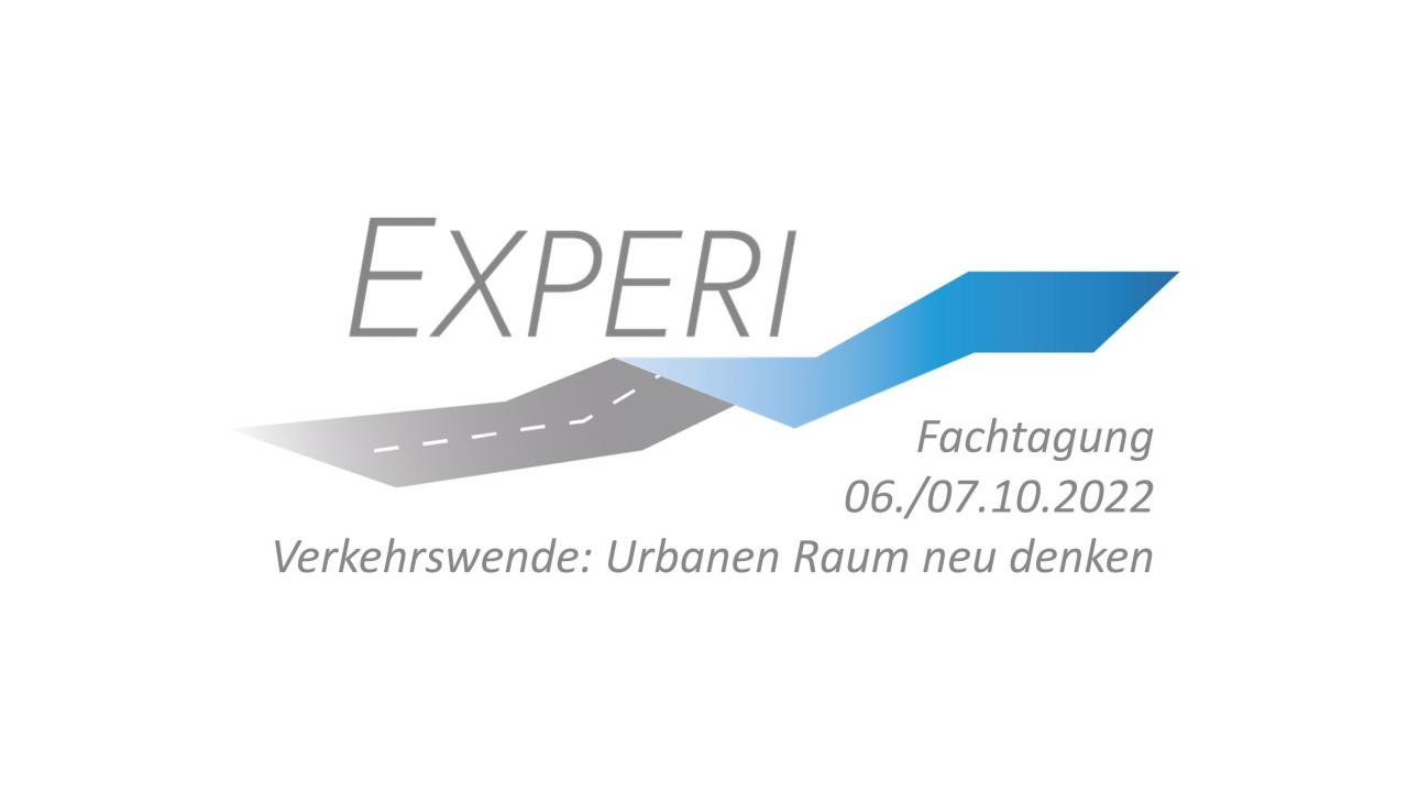 Zu sehen ist das Logo von EXPERI mit dem Zusatz zur Fachtagung