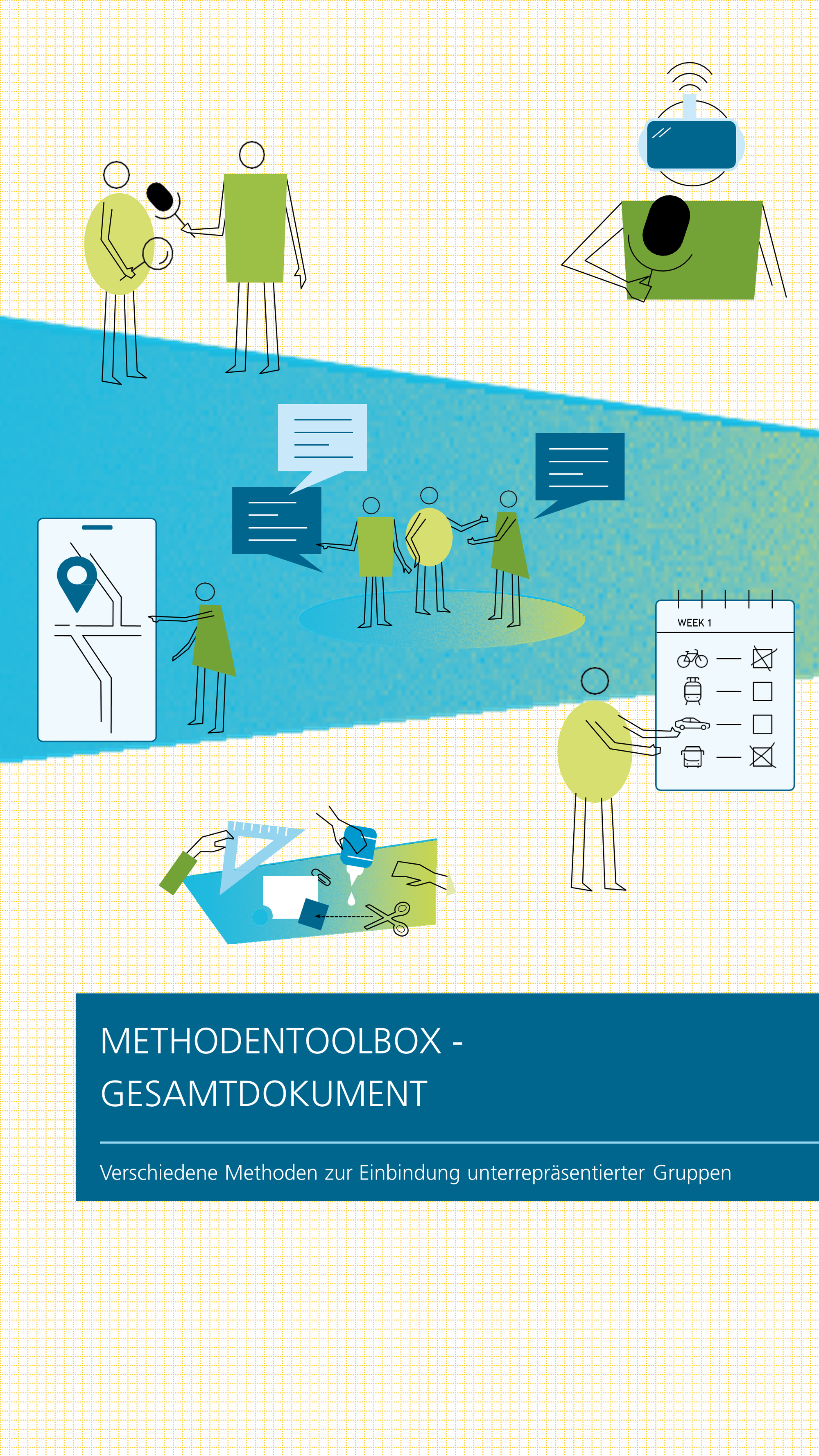 Zu sehen ist eine Sammlung unterschiedlicher 2D Grafiken, die jeweils unterschiedliche Methoden repräsentieren.