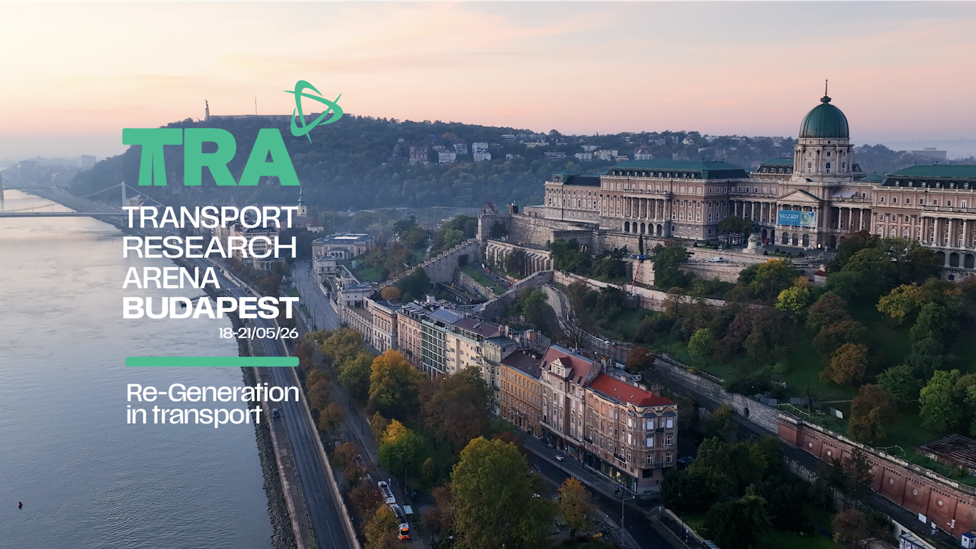 Bild auf von der Burg in Budapest.