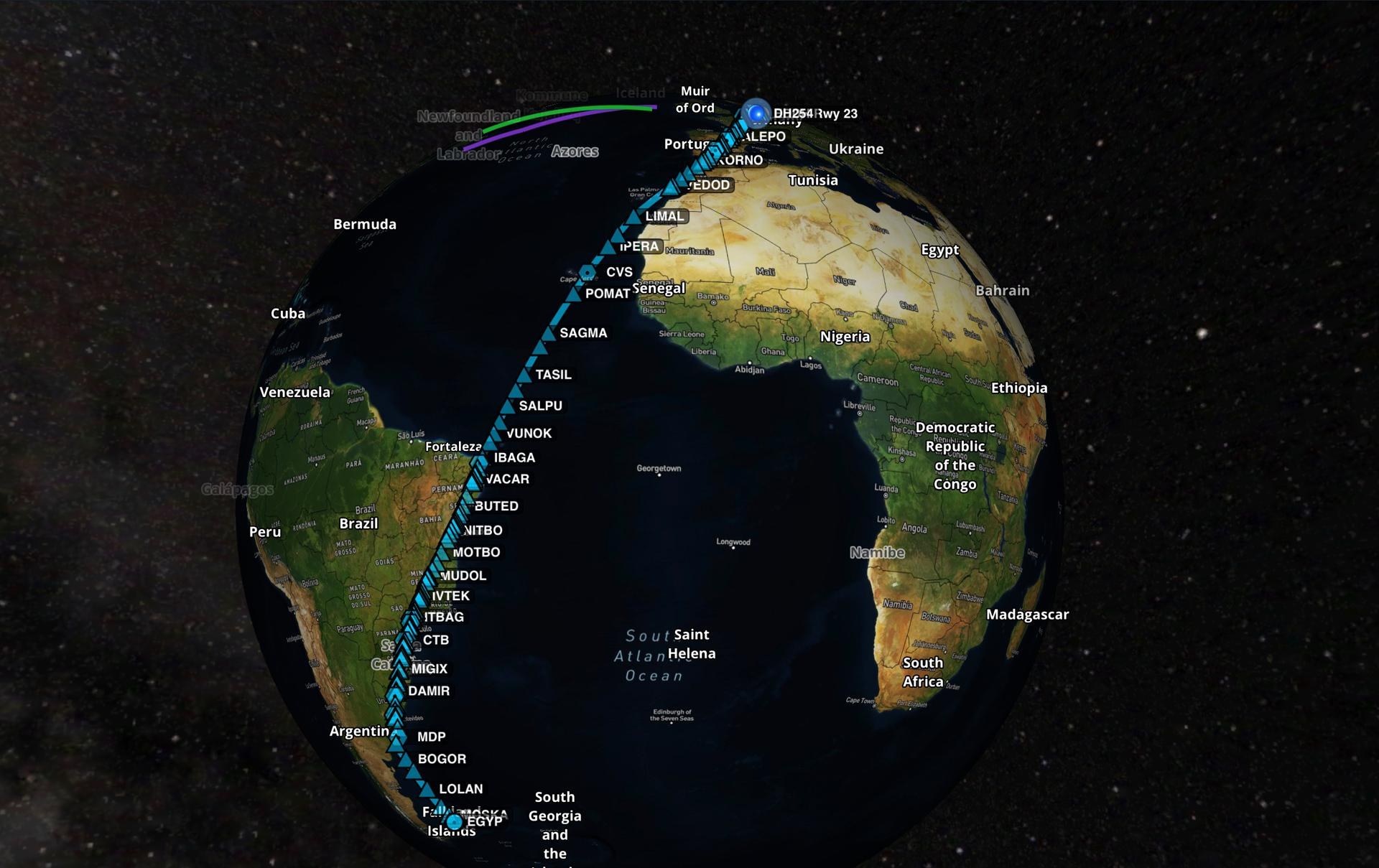 Vorschaubild: Rekordflug: Lufthansa startet mit Polarforschern zu ihrer 13.700 Kilometer langen Reis