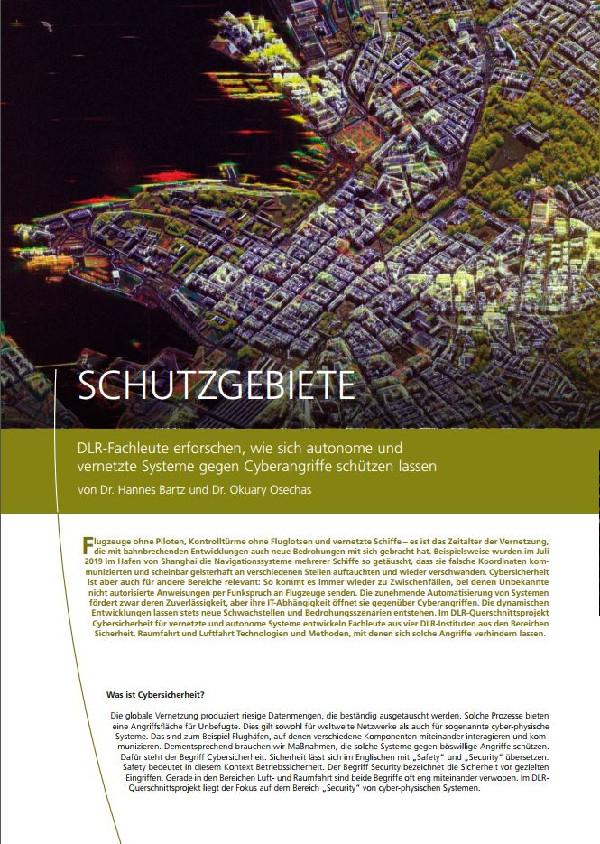 Vorschaubild: DLR_magazin 166 - Schutzgebiete