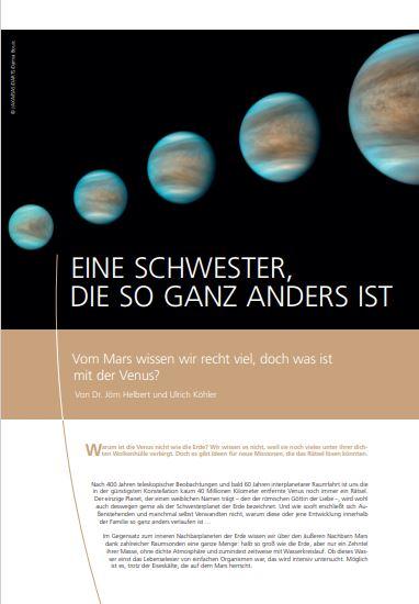 Vorschaubild: DLRmagazin 164-Artikel – Eine Schwester, die so ganz anders ist