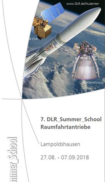 7. DLR_Summer_School Raumfahrtantriebe Vorschaubild