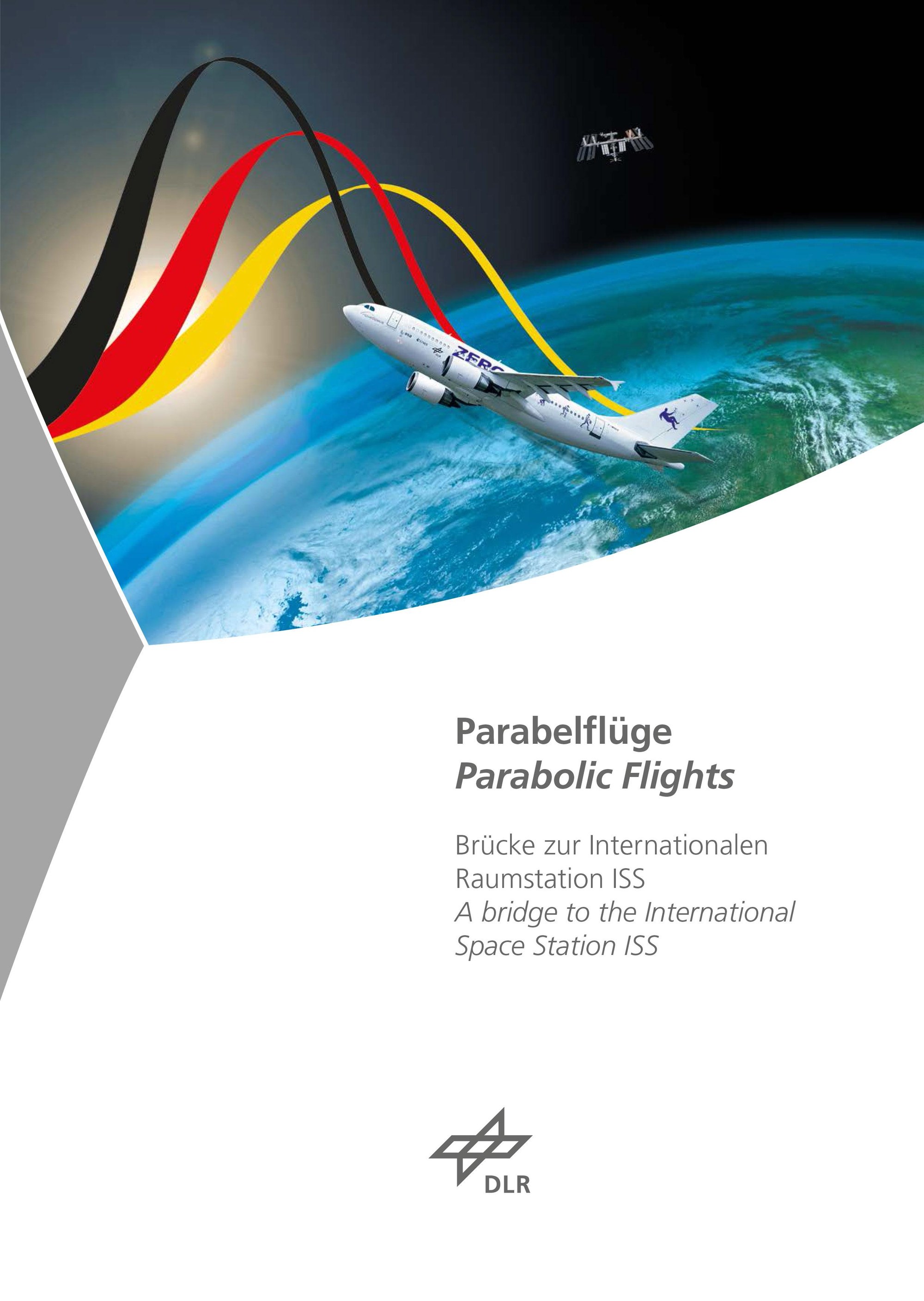 Cover Broschüre Parabelflüge