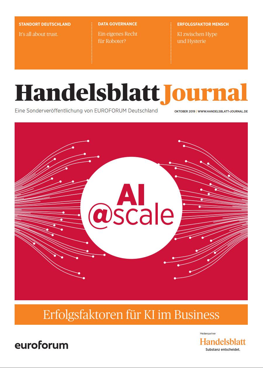 Ingenieurskompetenzen als KI-Enabler – Ein DLR-Beitrag im Handelsblatt-Journal 10/2019