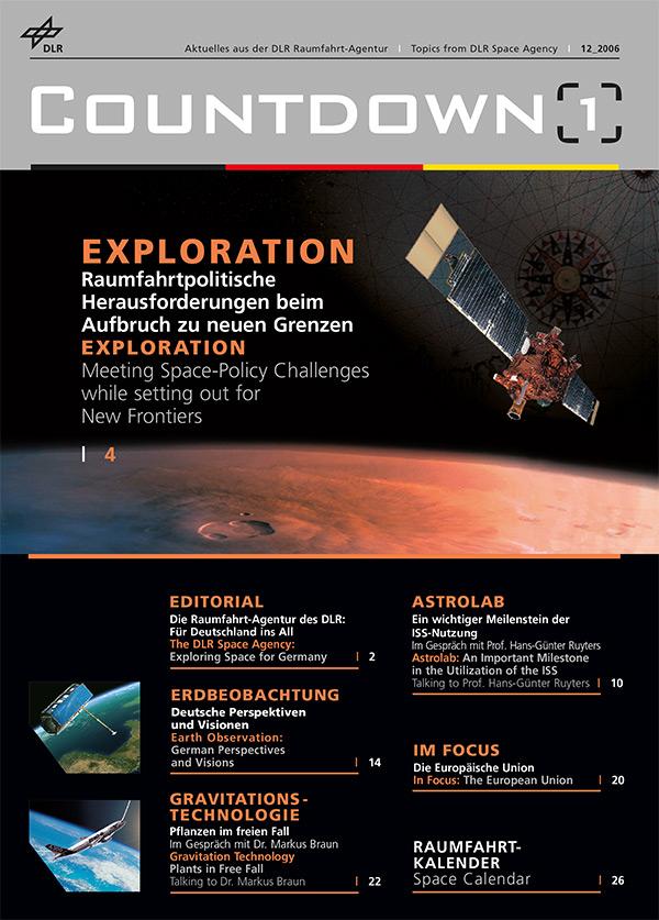 Titelbild des Magazins COUNTDOWN Ausgabe Nummer 1