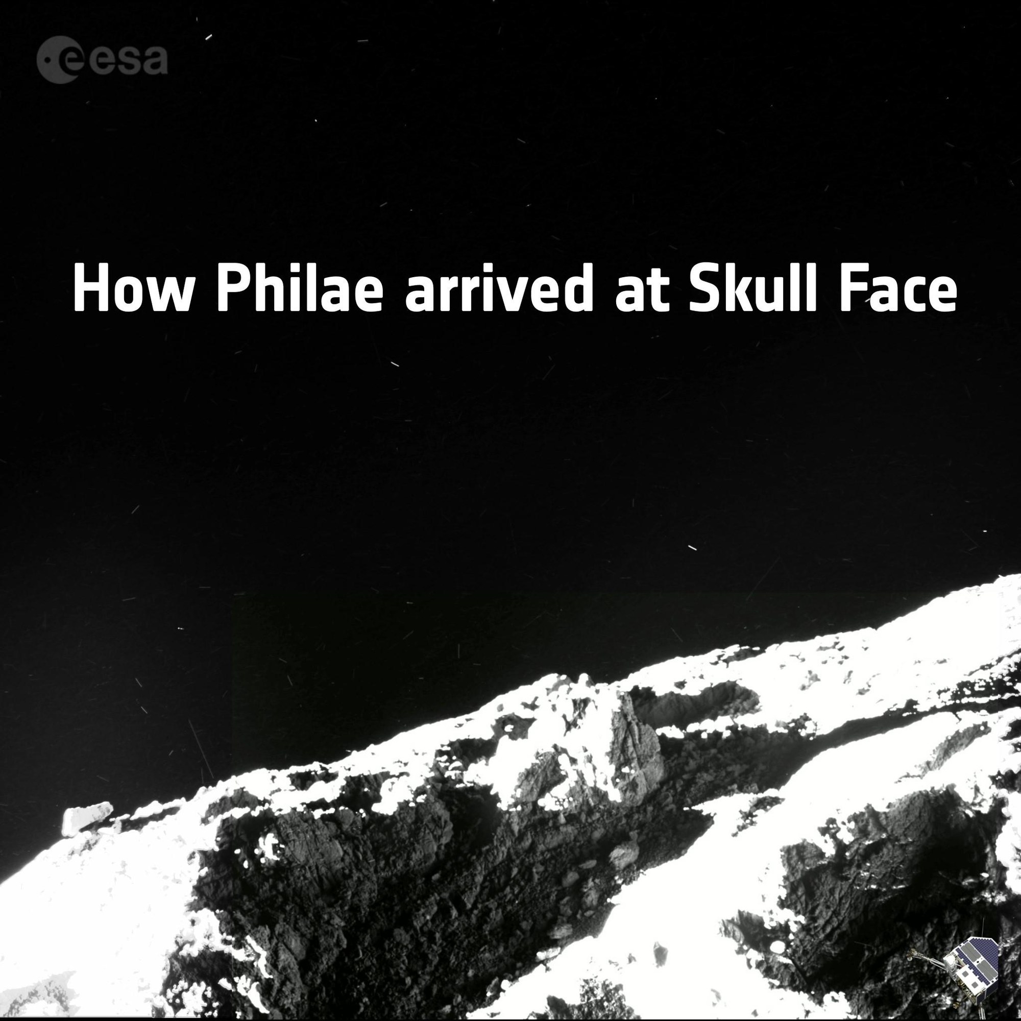 Standbild How Philae arrived at Skull