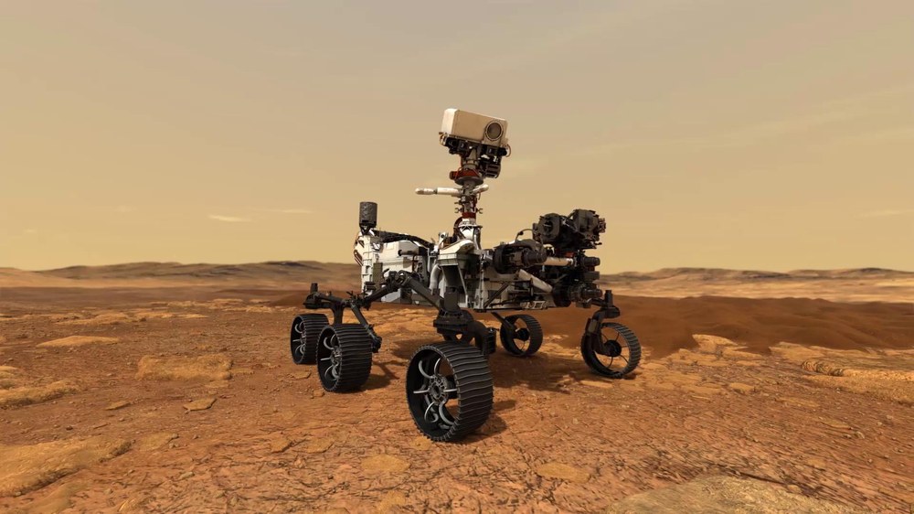 NASA Mars 2020 Rover Sample Collection Animation